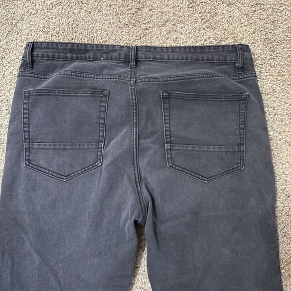 WXYZ Jeans 38x32 Mens Nomad Slim Fit Stretch Tapered Streetwear Punk Goth Black - Picture 11 of 11